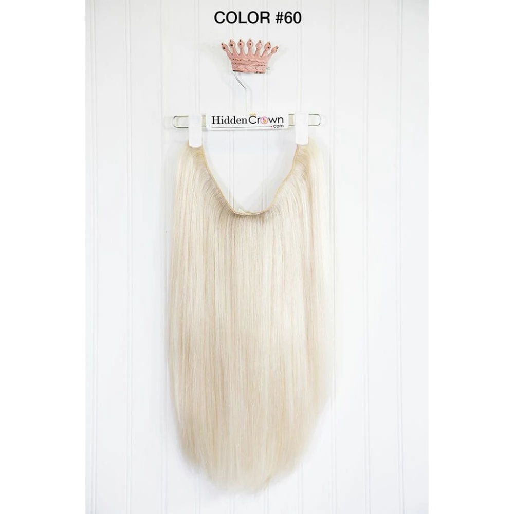 👑#60 blonde
Halo hair extension 140g 20in